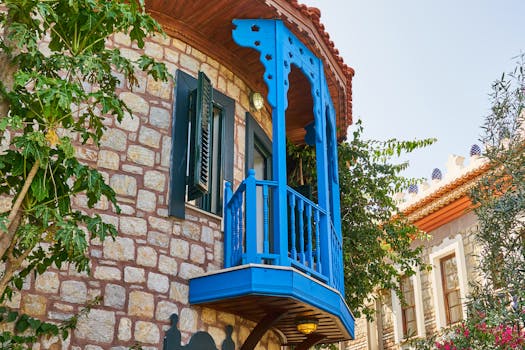 Colorful balcony garden with native plants