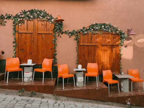 community garden in urban setting