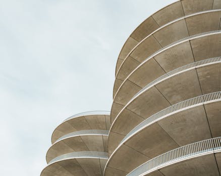 Herb spiral design in an urban balcony