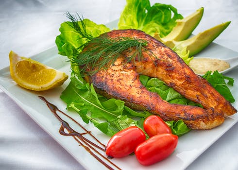 fresh herbs in a salad